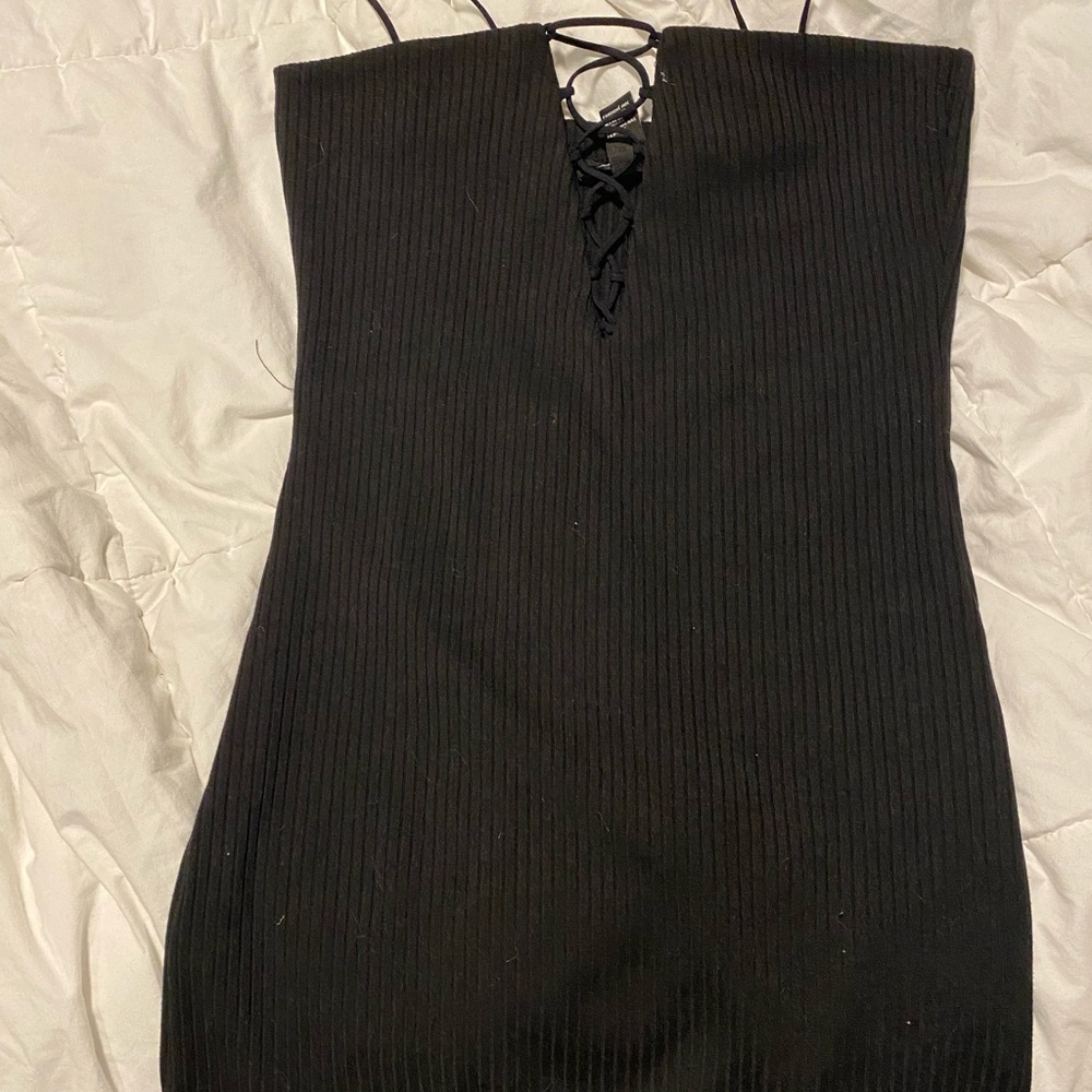 Ribbed body dress
